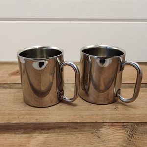 Stainless Steel Mug Set
